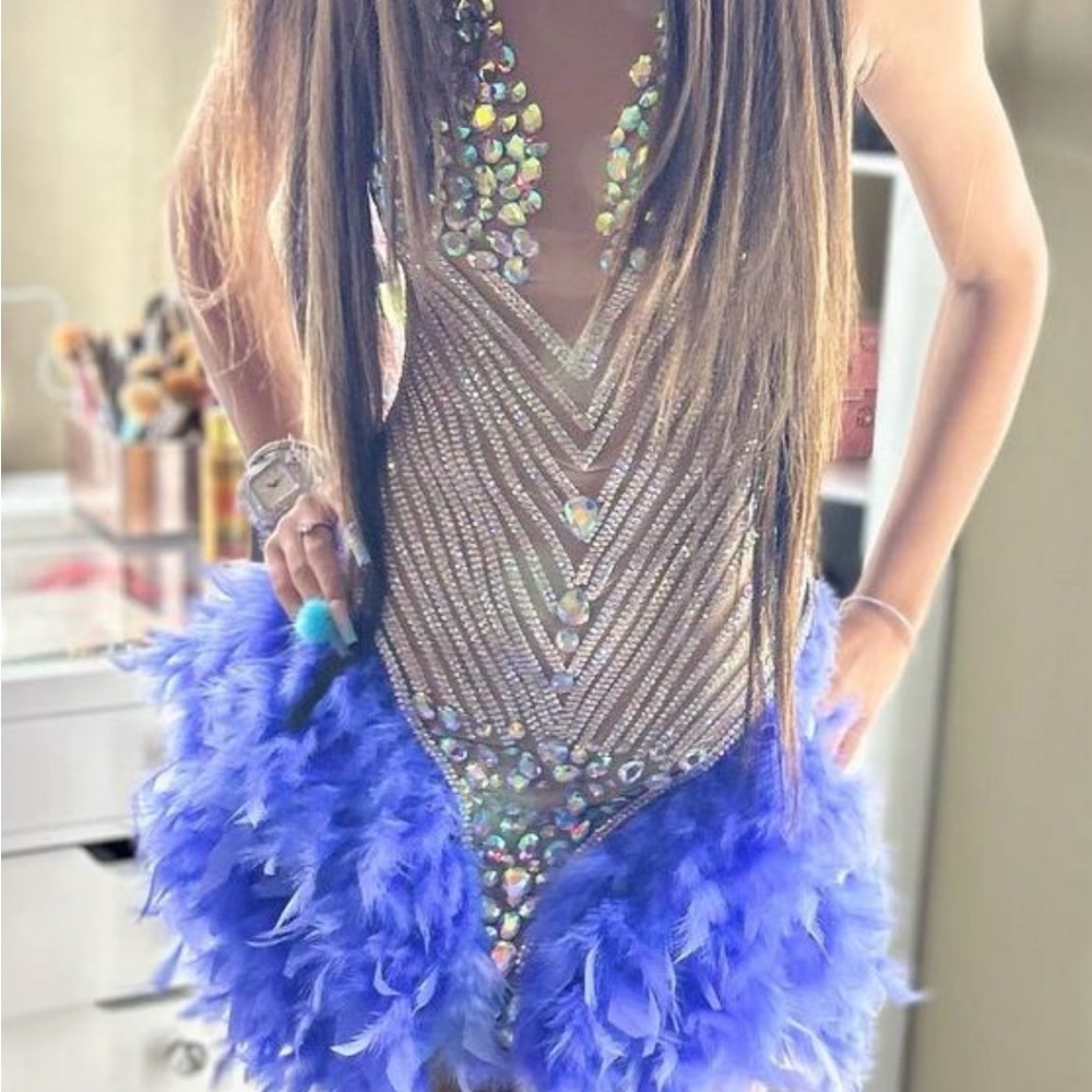 Custom homecoming dress worn once in very good condition condition extra small